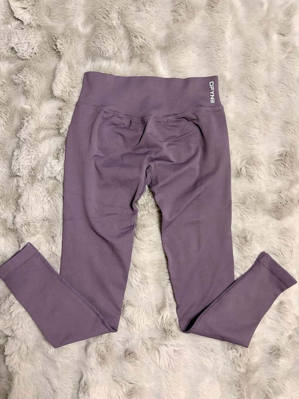 DFYNE Leggings Purple Seamless Impact Scrunch